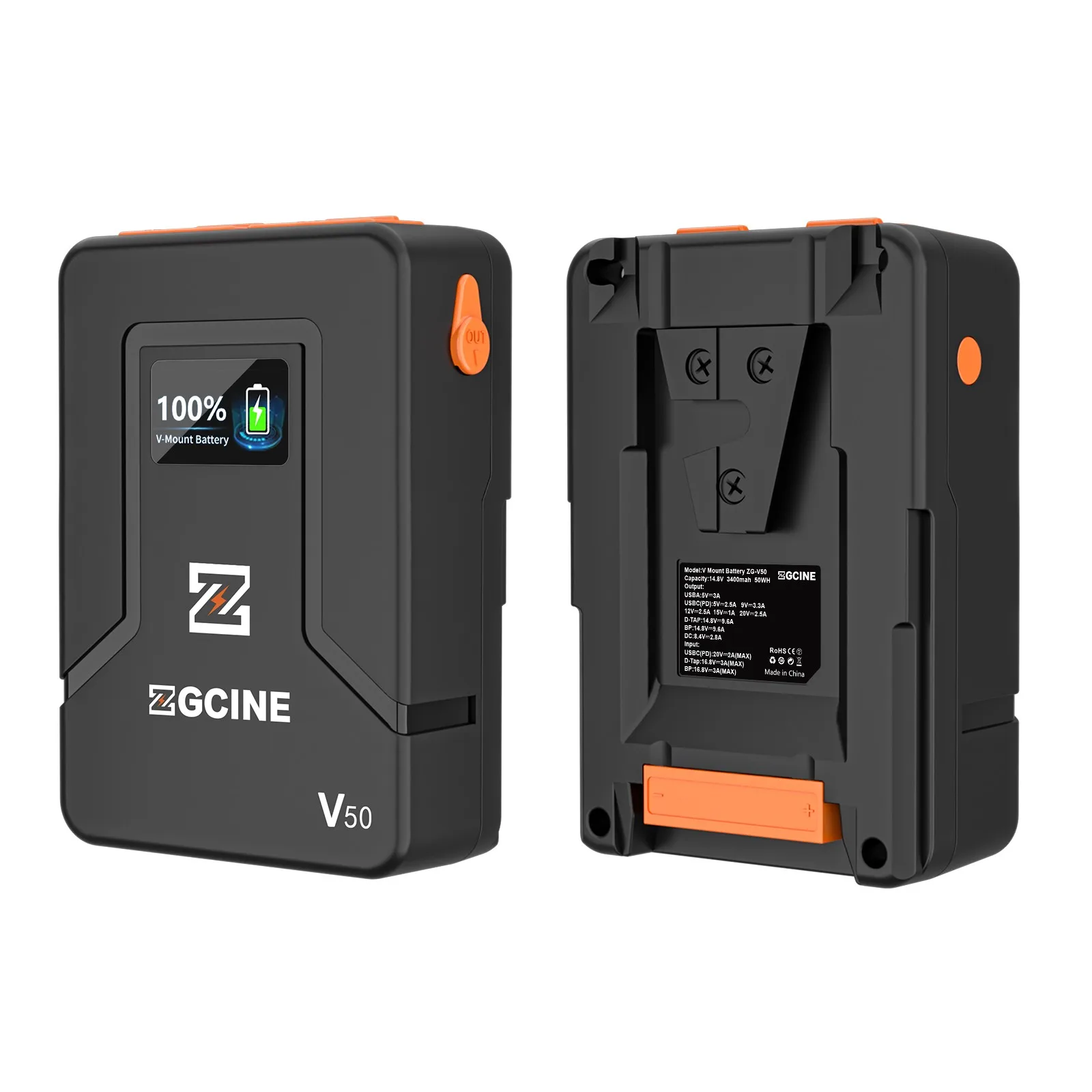 ZGCINE ZG-V99 V160 V Mount Battery