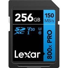 Lexar Professional 256GB SD Card (V30)