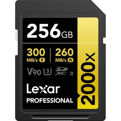 Lexar Professional 256GB SD Card (V90)