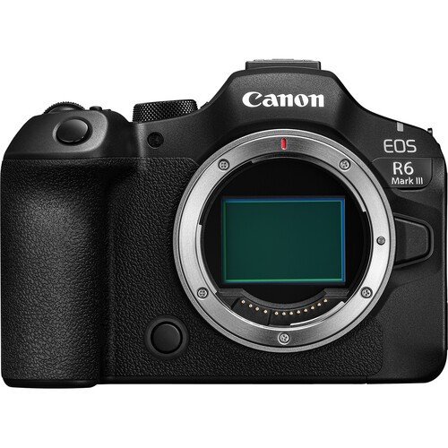 Canon R6 Mark III with adapter