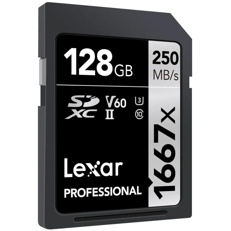 Lexar Professional 128GB SD Card (V60)